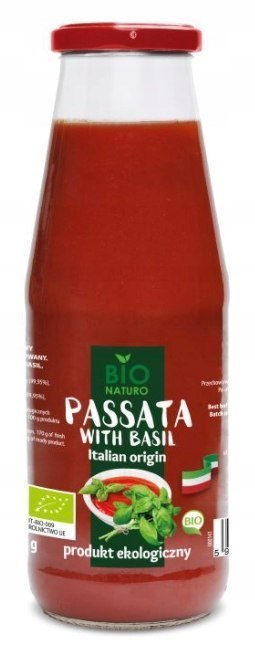 Passata pomidorowa z bazylią 690g