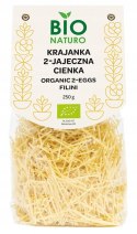 Makaron krajanka 2-jajeczna cienka 250g / BIO Naturo