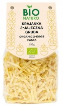 Makaron krajanka 2-jajeczna gruba 250g / BIO Naturo