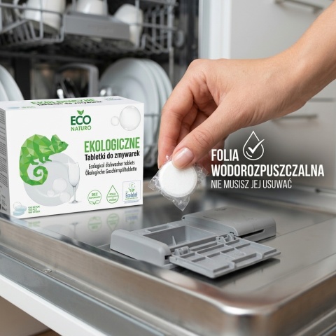 3x Ekologiczne Tabletki Do Zmywarki 100szt / EcoNaturo (NOWE)