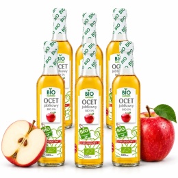 6x Ocet Jabłkowy BIO 250ml / BioNaturo