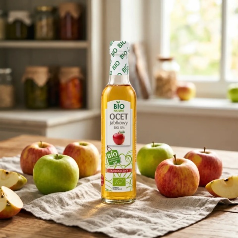 6x Ocet Jabłkowy BIO 250ml / BioNaturo