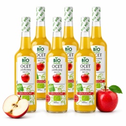 6x Ocet Jabłkowy BIO 700ml / BioNaturo