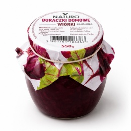 Buraczki Domowe WIÓRKI 550g / Naturo