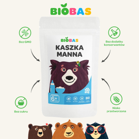 Kaszka Manna 200 g / BioBas