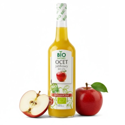 OCET JABŁKOWY NIEFILTROWANY 700ml / BIONaturo
