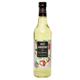 Ocet Jabłkowy Klarowany 500ml / Naturo