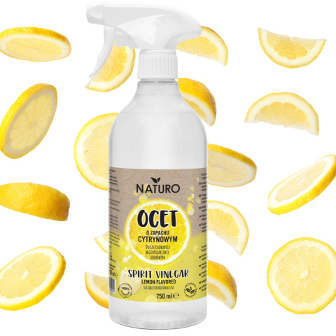 Ocet o Zapachu Cytrynowym 500 ml / Eco Naturo