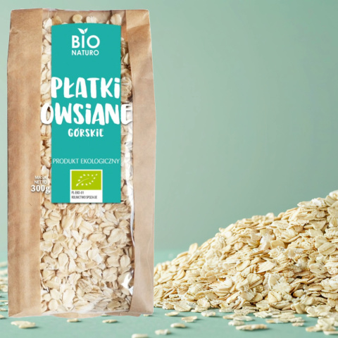 Płatki Owsiane Górskie 300g / BIO Naturo