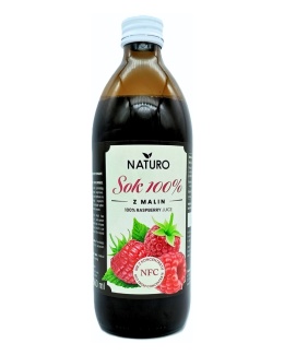 Sok z malin 100% NFC 500ml / Naturo