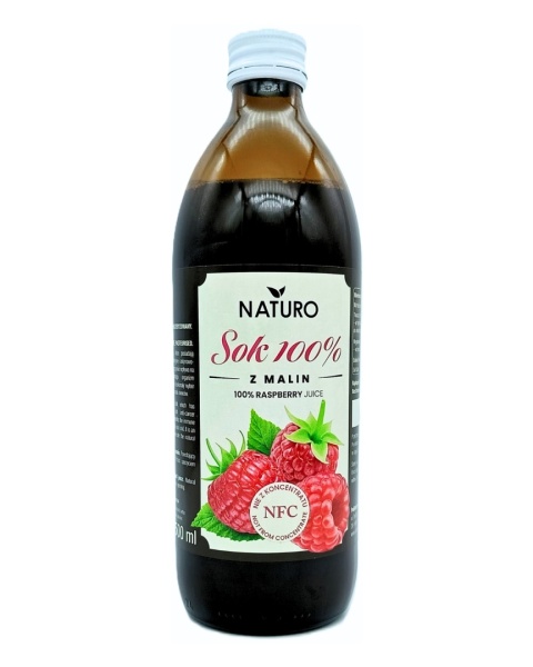 Sok z malin 100% NFC 500ml / Naturo
