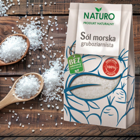 Sól Morska Gruboziarnista 500g