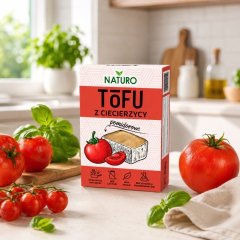 Tofu z Ciecierzycy POMIDOROWE 200g / Naturo