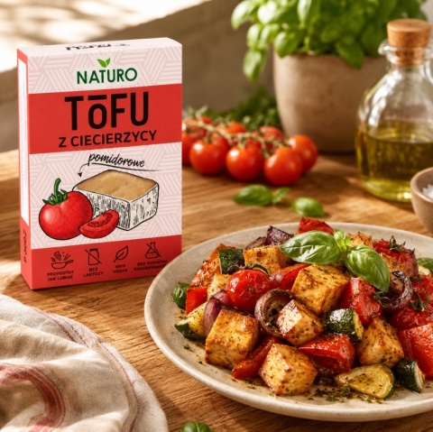 Tofu z Ciecierzycy POMIDOROWE 200g / Naturo
