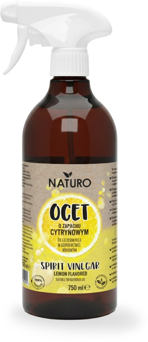 Zestaw EcoNaturo z octem o zapachu cytrynowym